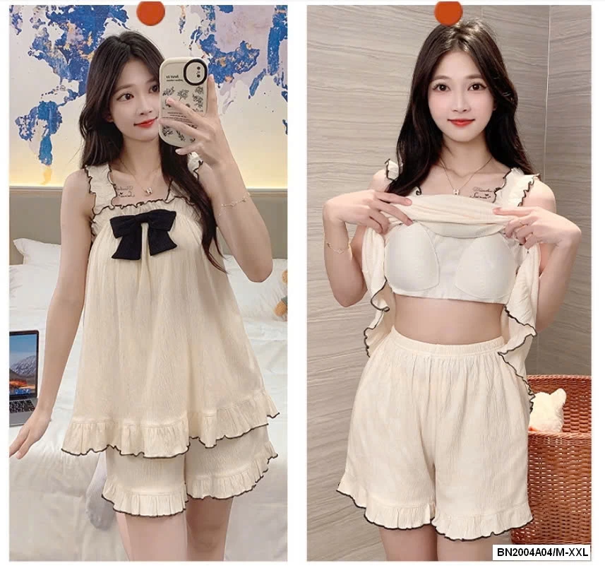 BỘ 2 DÂY MẶC NHÀ KÈM BRA