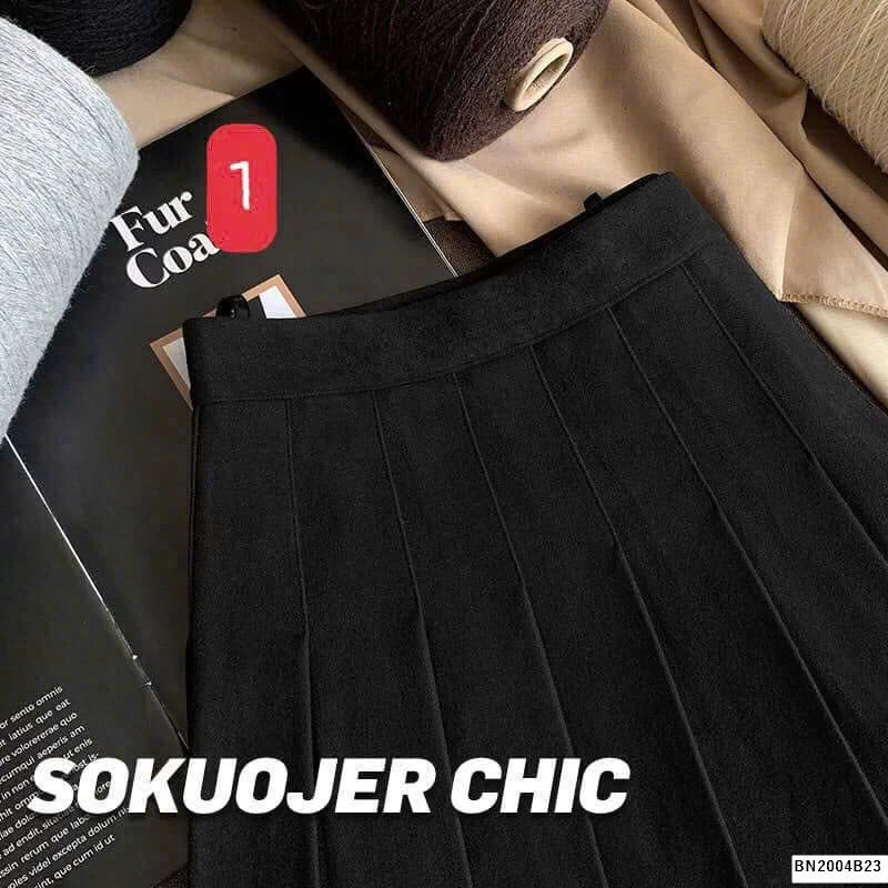 CHÂN VÁY XẾP LY QC