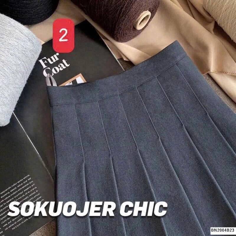 CHÂN VÁY XẾP LY QC