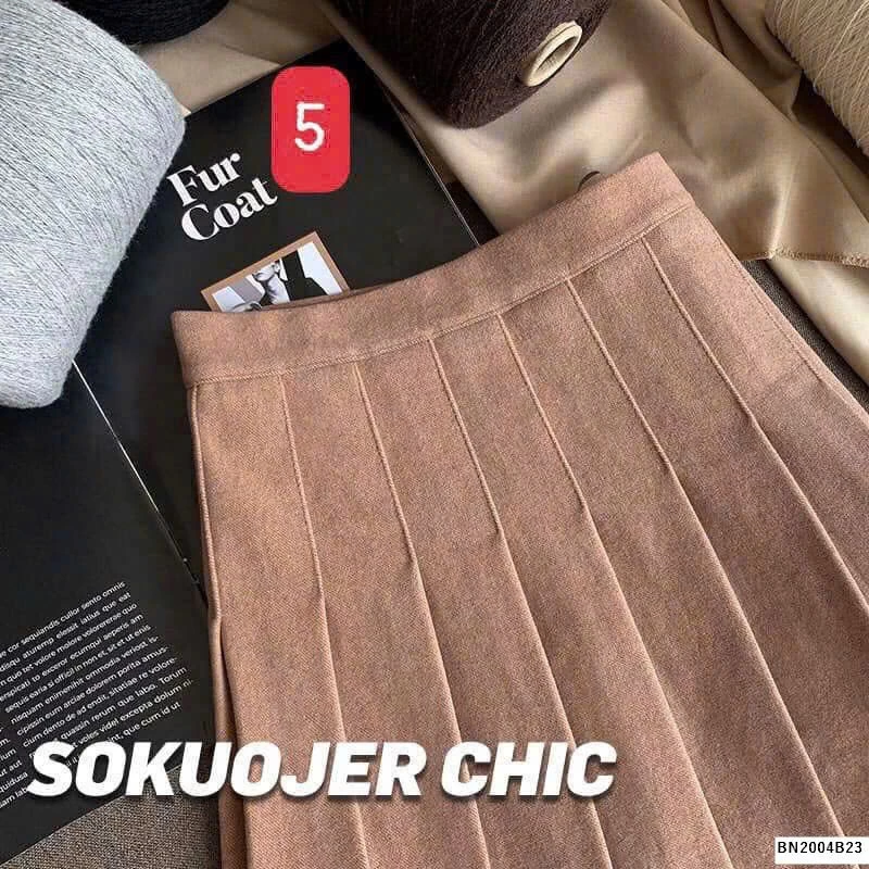 CHÂN VÁY XẾP LY QC