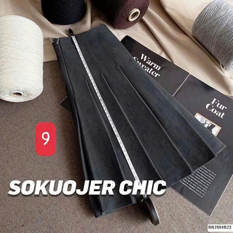 CHÂN VÁY XẾP LY QC