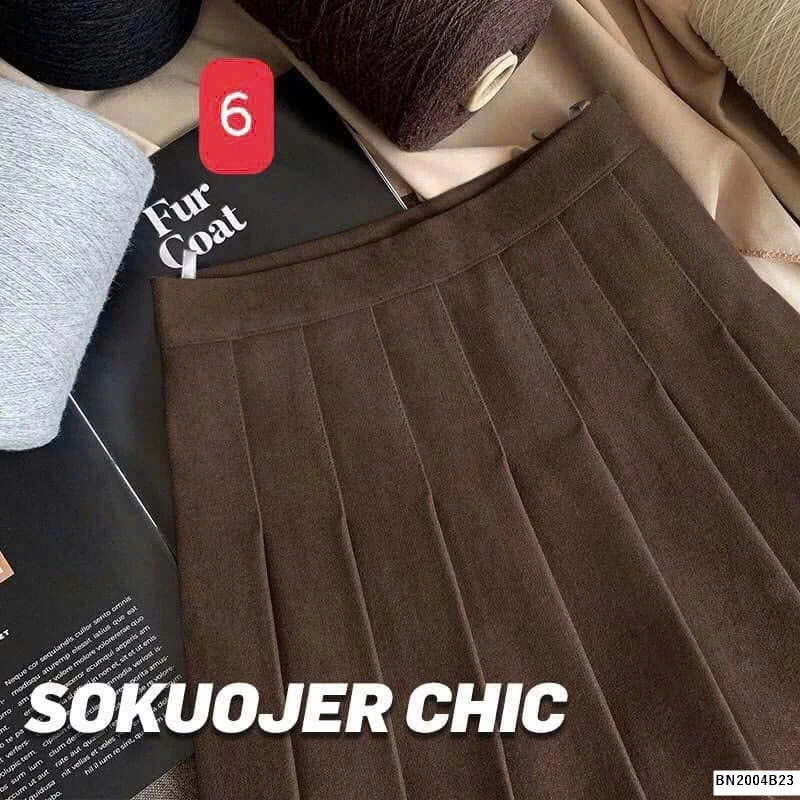 CHÂN VÁY XẾP LY QC