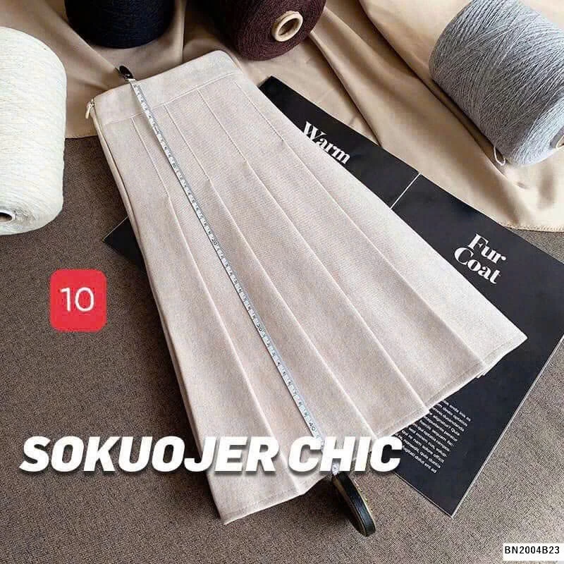 CHÂN VÁY XẾP LY QC