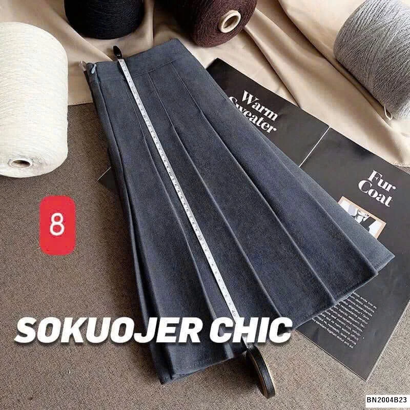 CHÂN VÁY XẾP LY QC