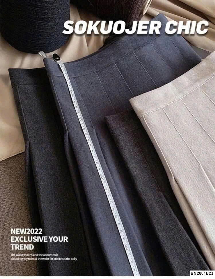 CHÂN VÁY XẾP LY QC