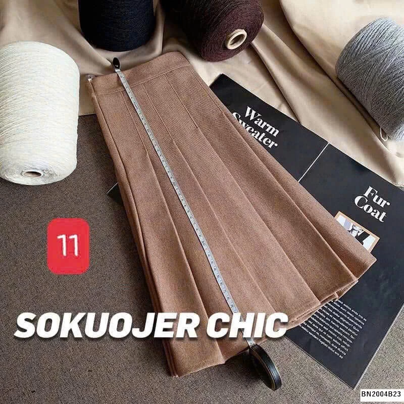 CHÂN VÁY XẾP LY QC