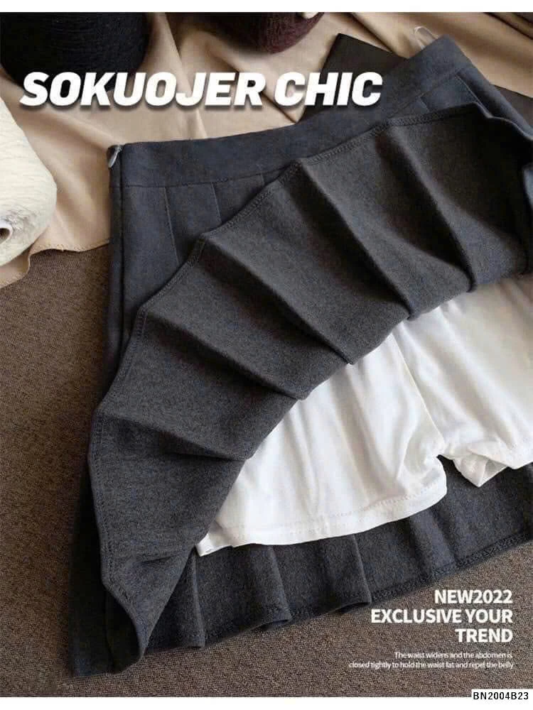 CHÂN VÁY XẾP LY QC