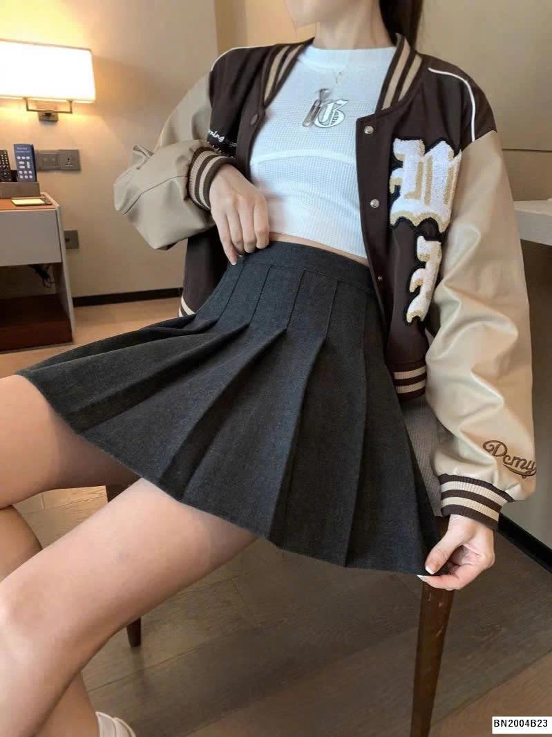 CHÂN VÁY XẾP LY QC