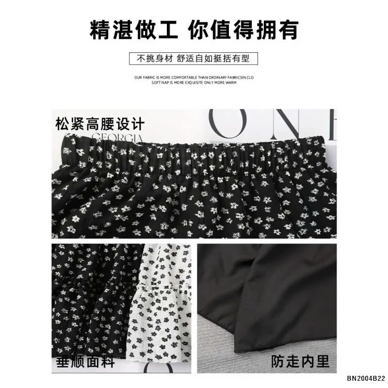 CHÂN VÁY NGẮN HOA NHÍ