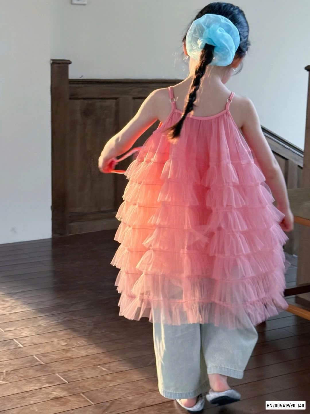 ĐẦM TUTU 2 DÂY MIX JEANS SUÔNG