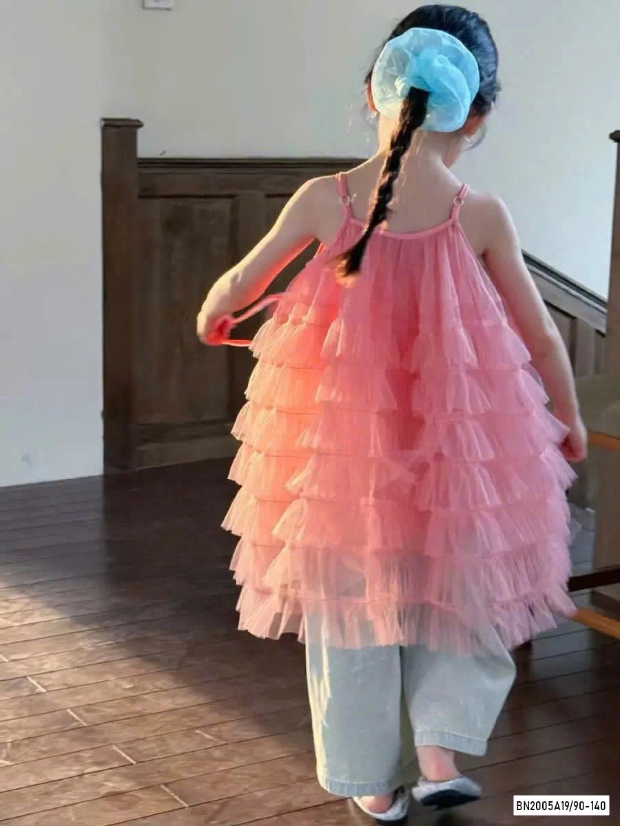 ĐẦM TUTU 2 DÂY MIX JEANS SUÔNG