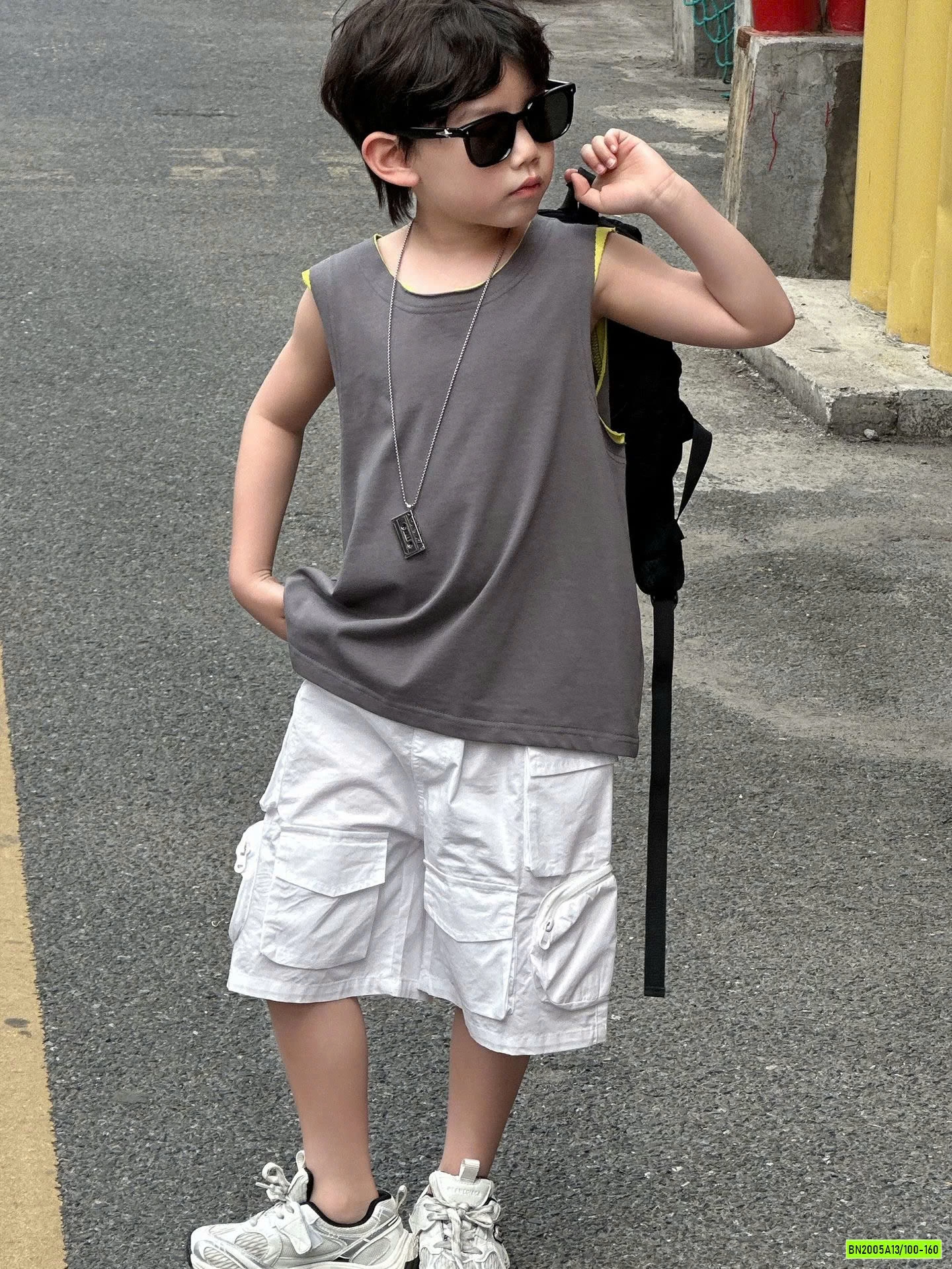 SHORT TÚI HỘP HY25233 KHÓA KÉO