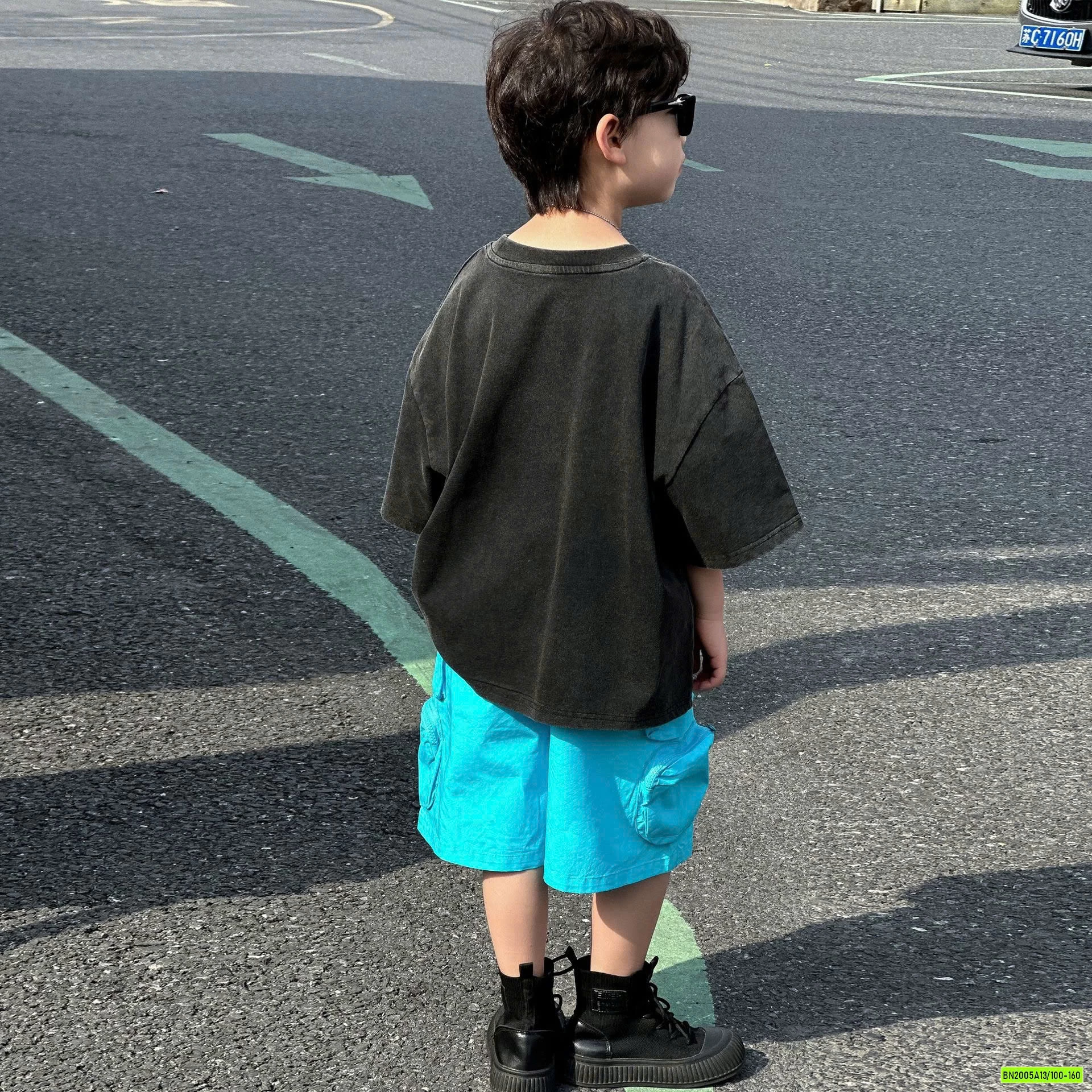 SHORT TÚI HỘP HY25233 KHÓA KÉO