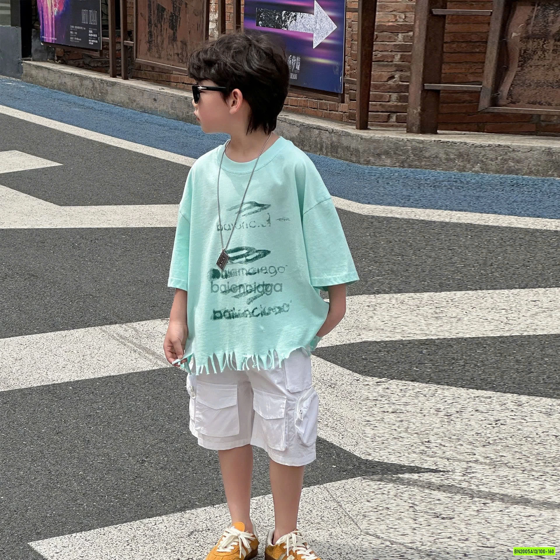 SHORT TÚI HỘP HY25233 KHÓA KÉO