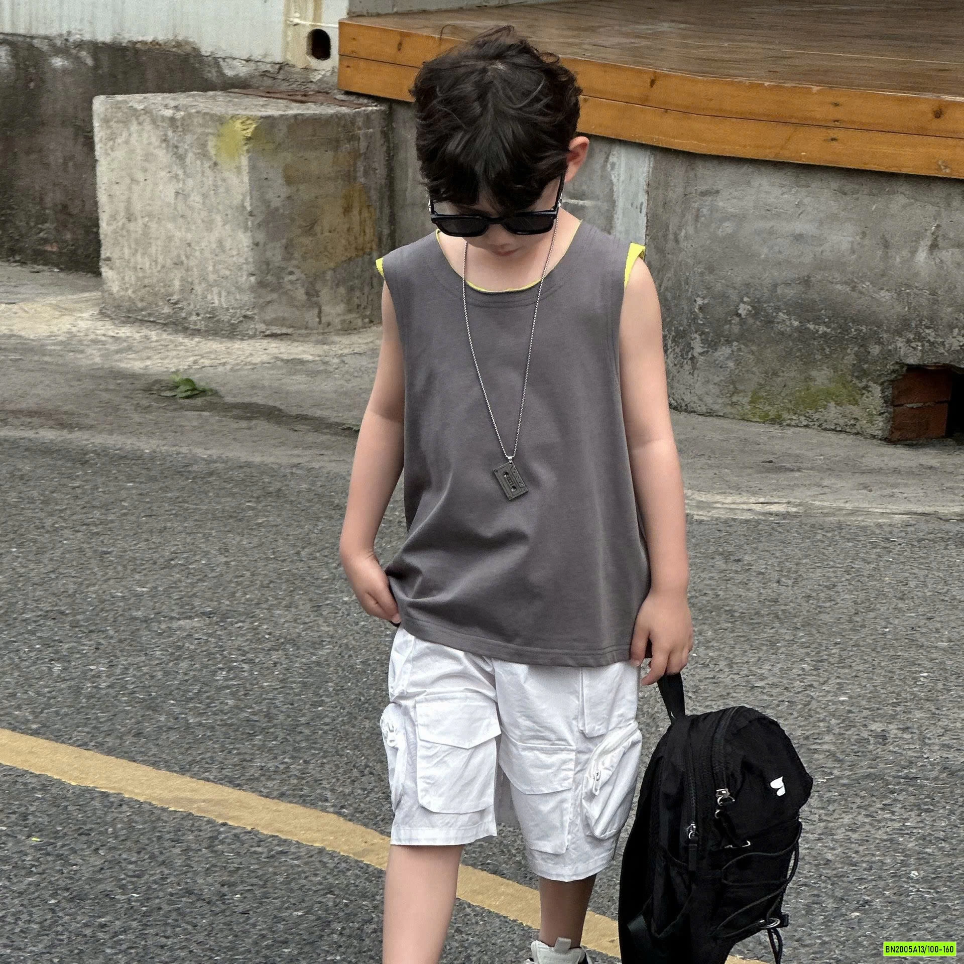 SHORT TÚI HỘP HY25233 KHÓA KÉO