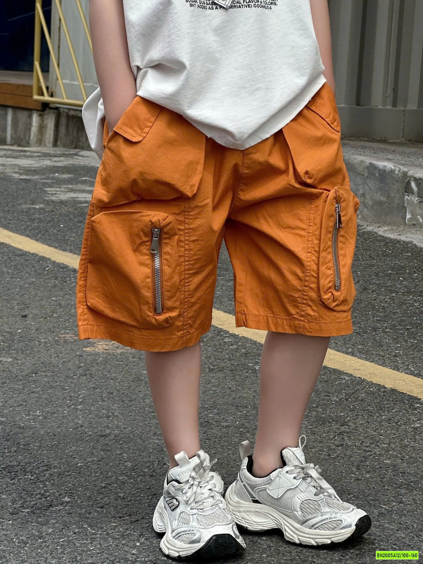 TANKTOP O TÔ MIX SHORT TÚI HỘP CAM