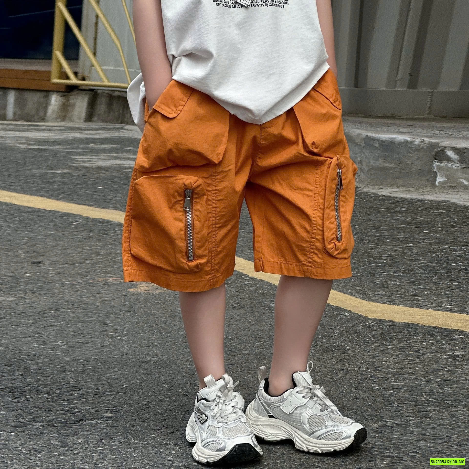 TANKTOP O TÔ MIX SHORT TÚI HỘP CAM