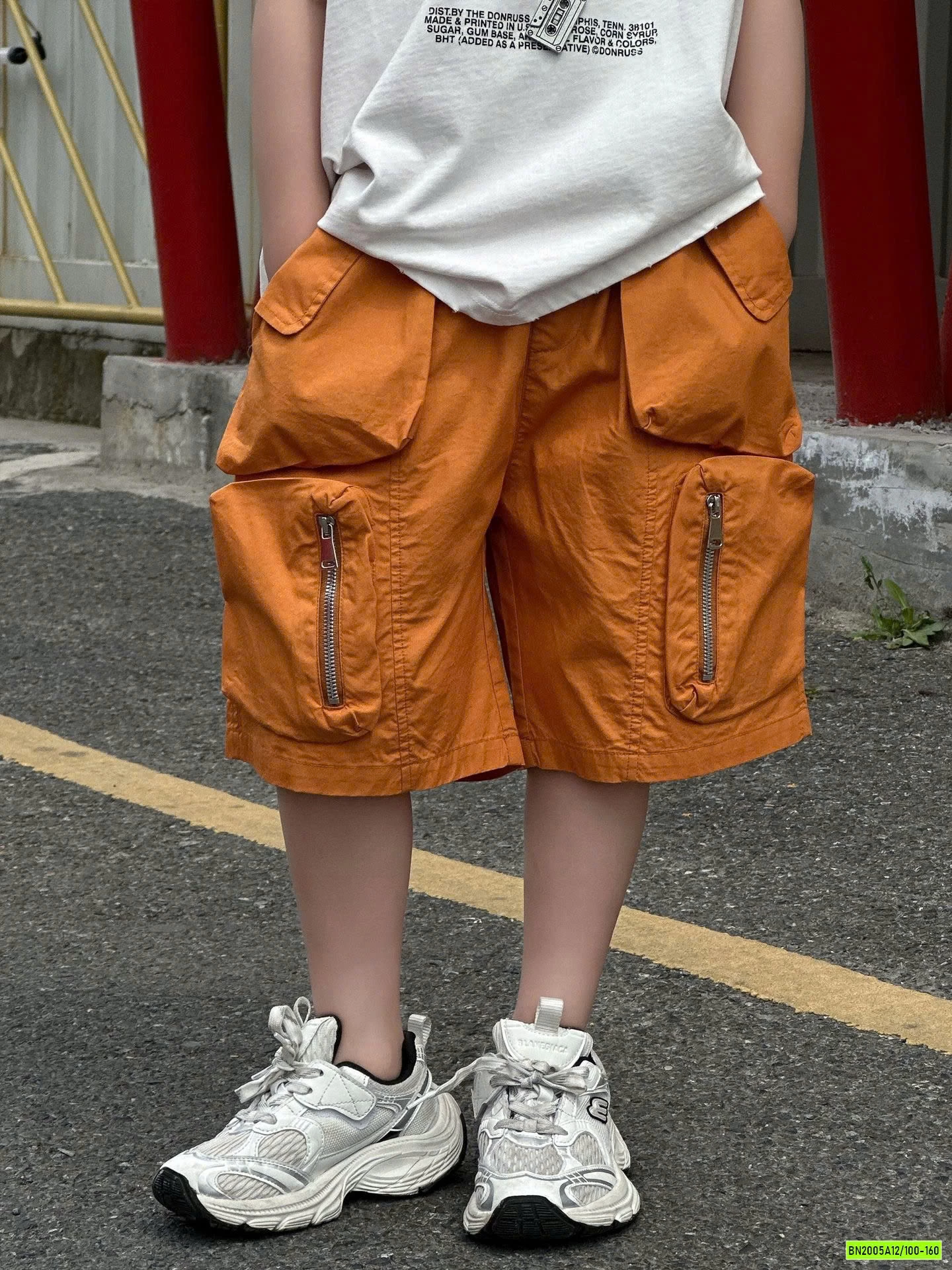 TANKTOP O TÔ MIX SHORT TÚI HỘP CAM