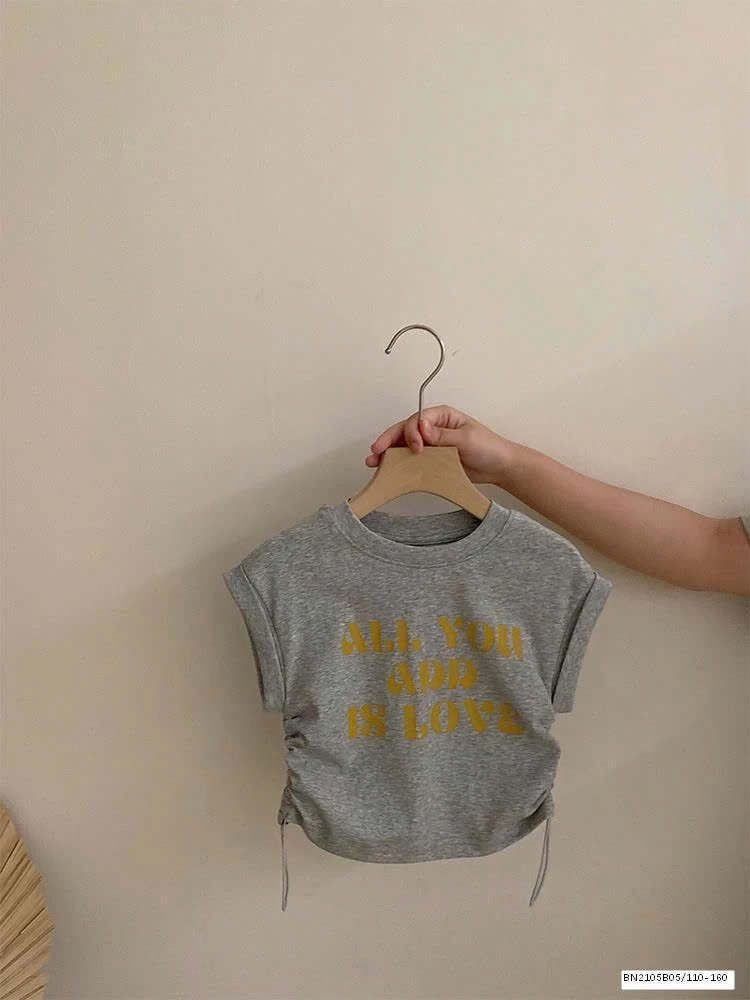 SÉT ÁO THUN RÚT EO MIX QUẦN GIÓ VÀNG