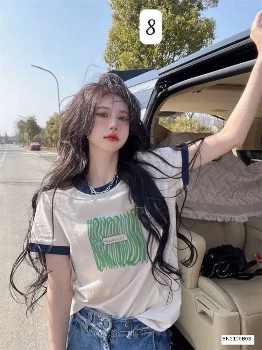 ÁO PHÔNG TRẮNG PHỐI VIỀN QC