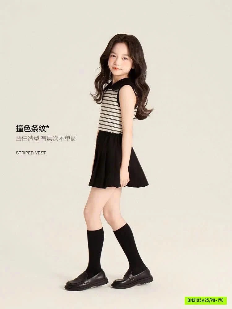 SÉT ÁO KẺ MIX CV XẾP LI AINI