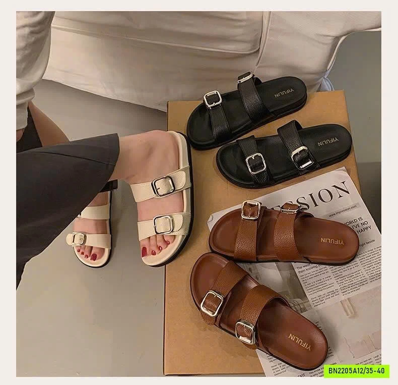 DÉP SANDAL 2 QUAI NGANG NỮ