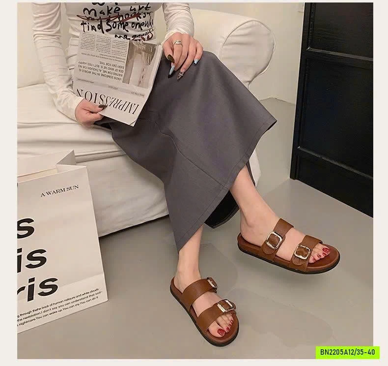 DÉP SANDAL 2 QUAI NGANG NỮ