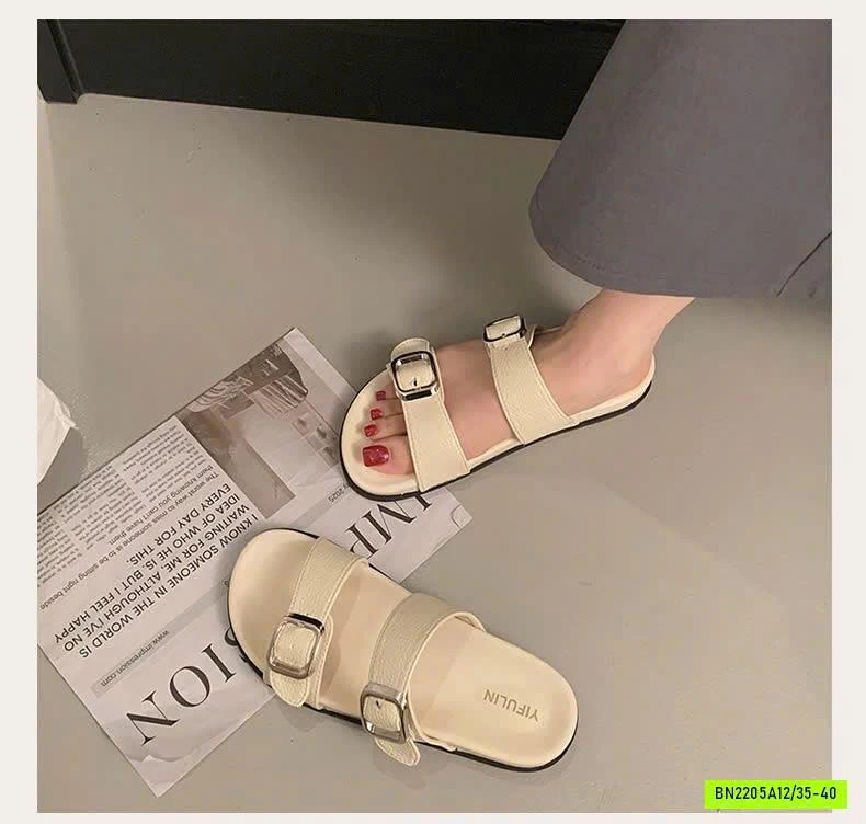 DÉP SANDAL 2 QUAI NGANG NỮ