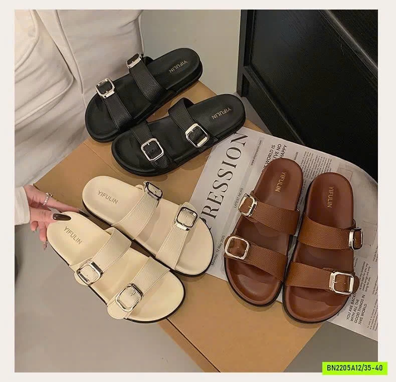 DÉP SANDAL 2 QUAI NGANG NỮ