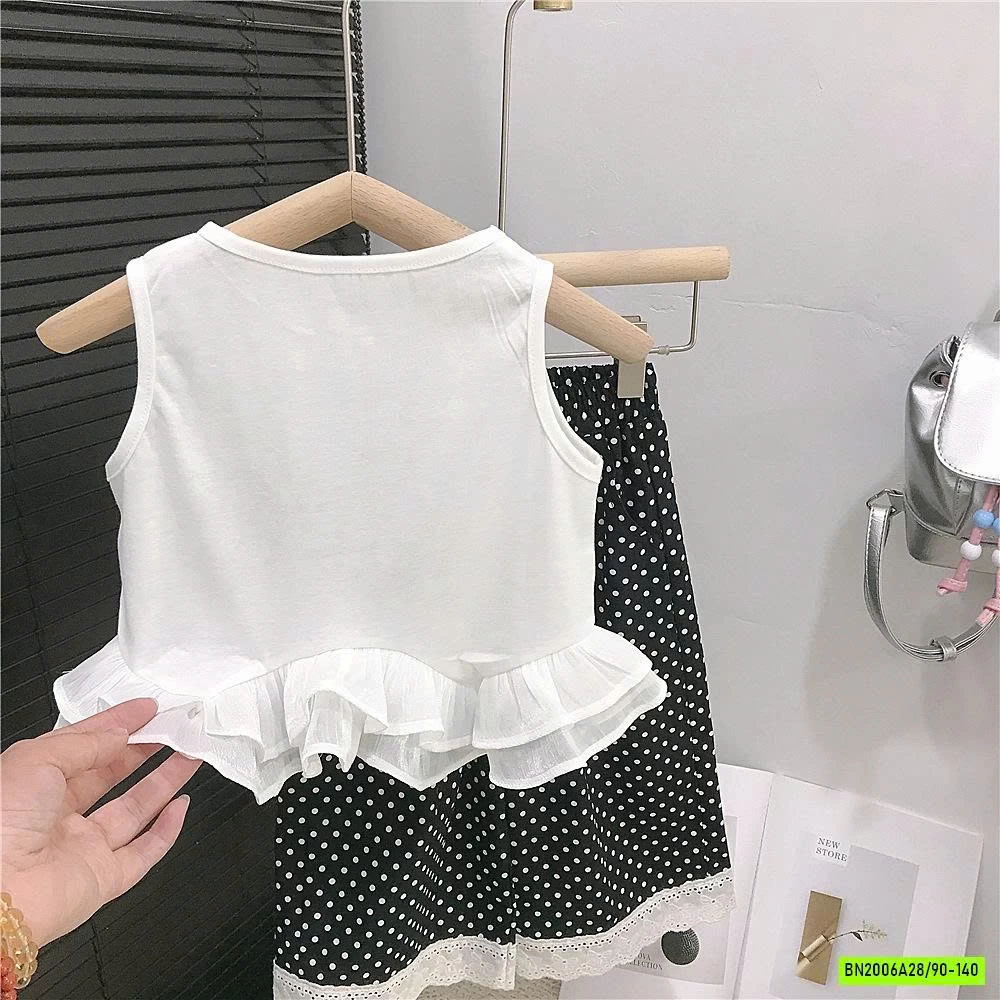 SÉT ÁO BBD CÔ GÁI MIX QUẦN BI