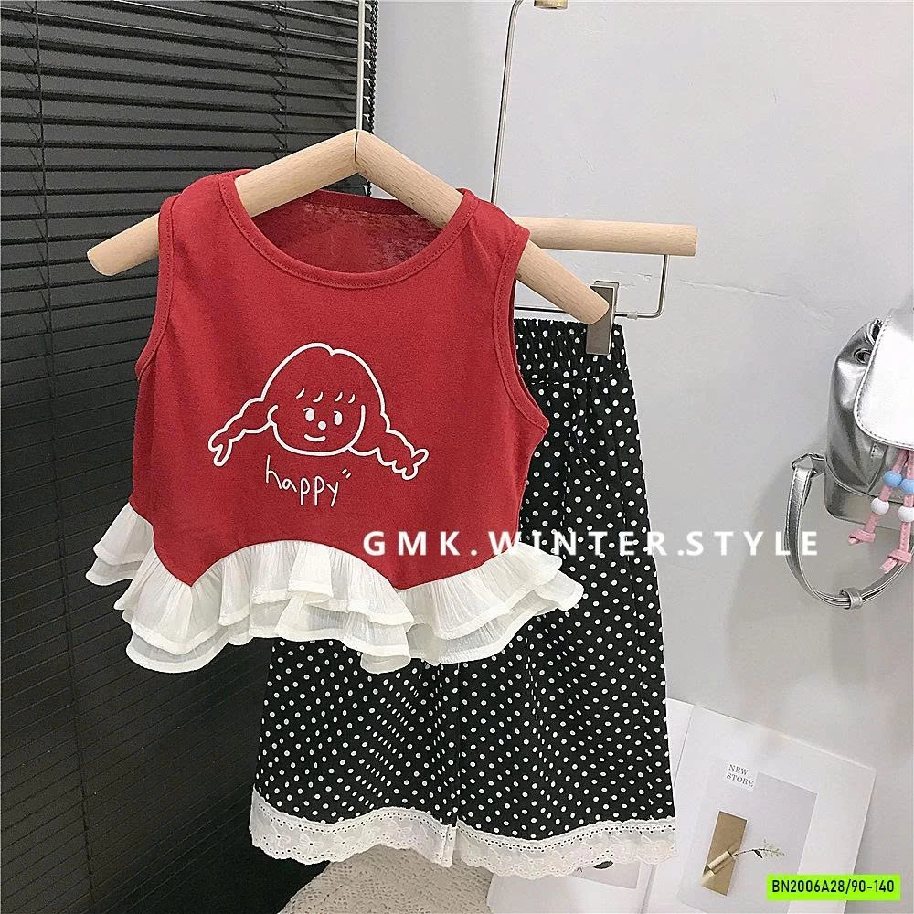 SÉT ÁO BBD CÔ GÁI MIX QUẦN BI