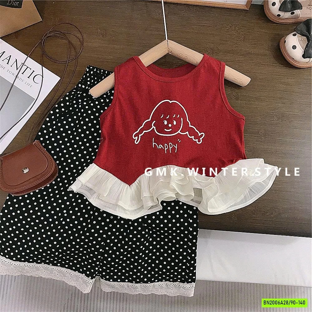 SÉT ÁO BBD CÔ GÁI MIX QUẦN BI