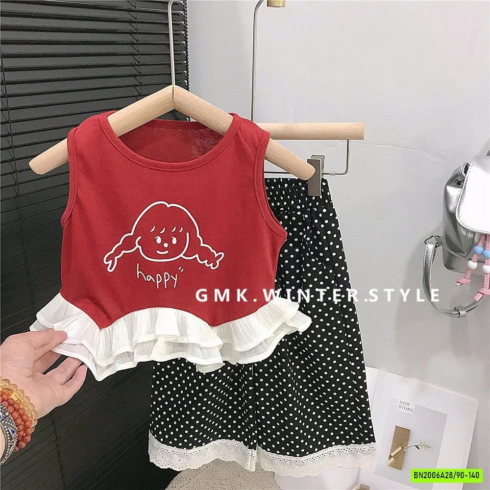 SÉT ÁO BBD CÔ GÁI MIX QUẦN BI