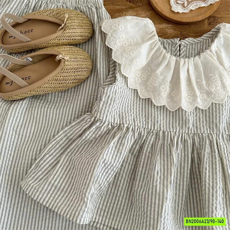 SÉT BBD SỌC VIỀN REN