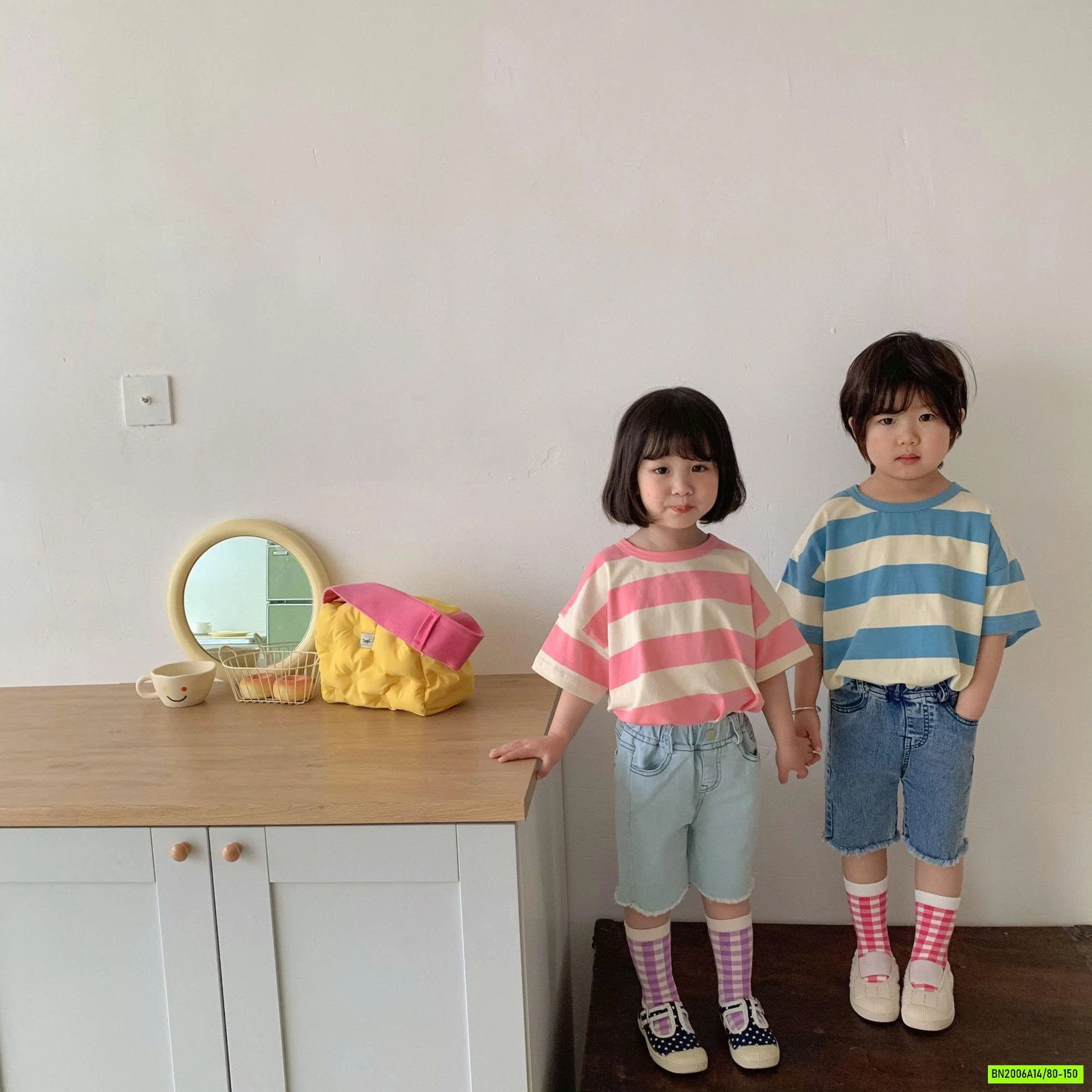 ÁO THUN KẺ PHỐI MÀU