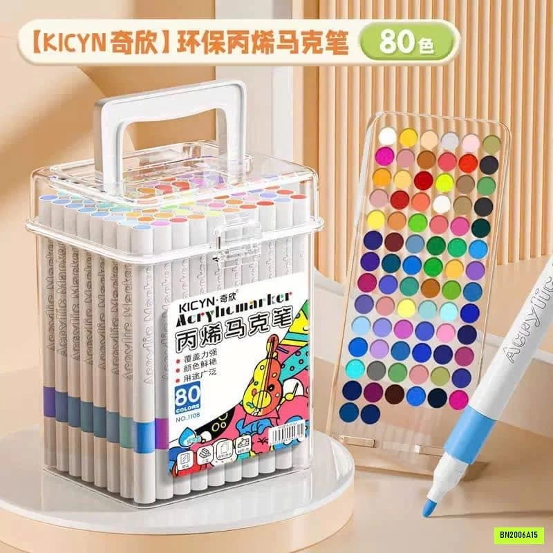 HỘP 80 MÀU ACRYLIC