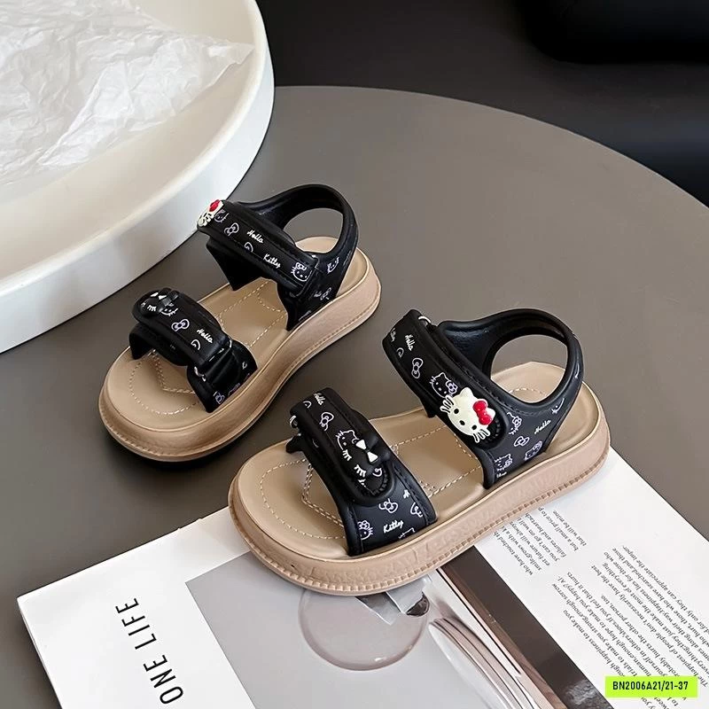 SANDAL CHARM THỎ VÀ KITTY BÉ GÁI