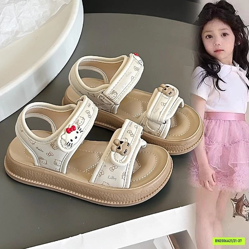 SANDAL CHARM THỎ VÀ KITTY BÉ GÁI