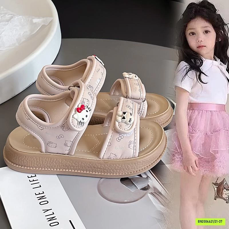 SANDAL CHARM THỎ VÀ KITTY BÉ GÁI