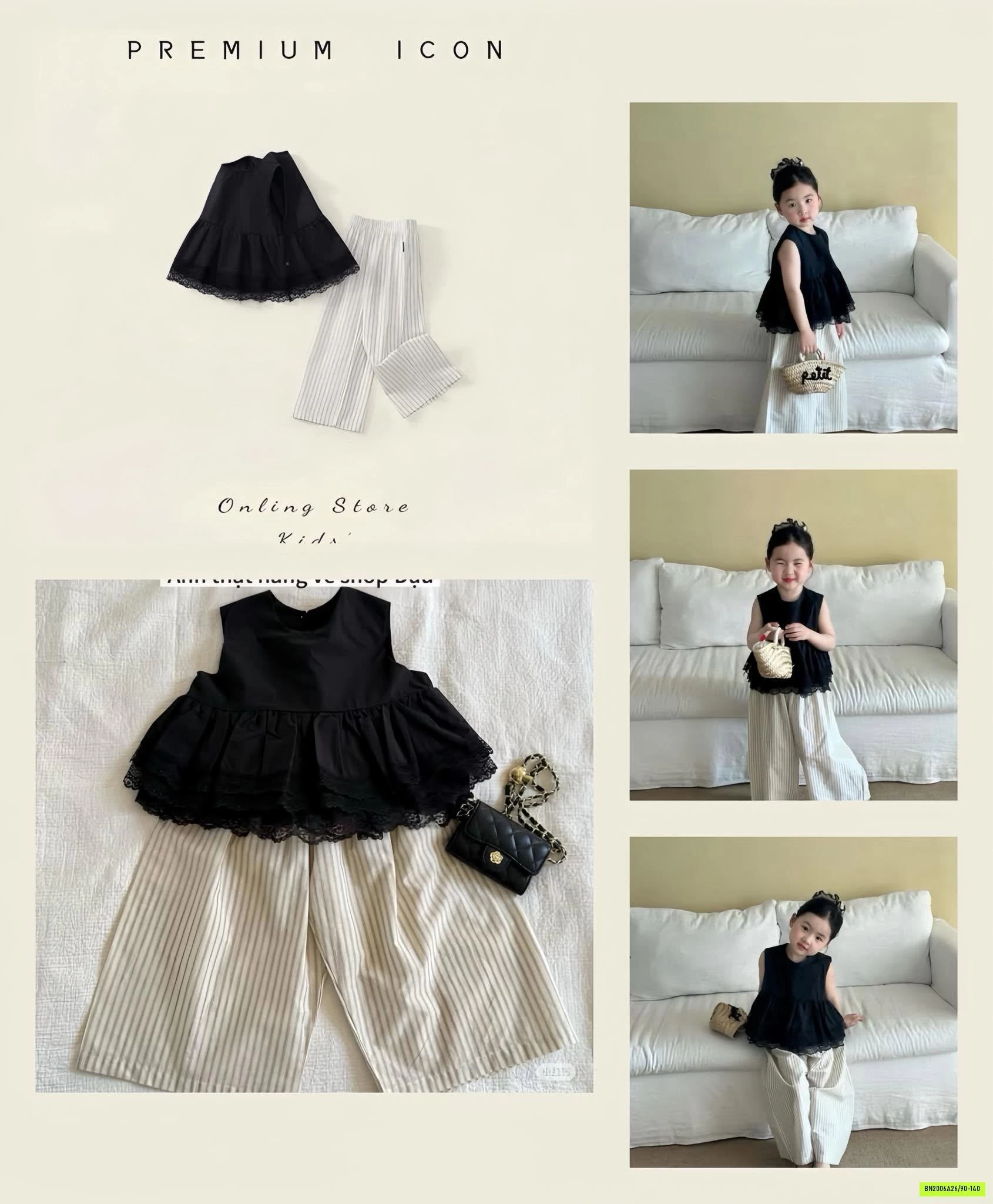 SÉT BABYDOLL QUẦN SỌC PREMIUM