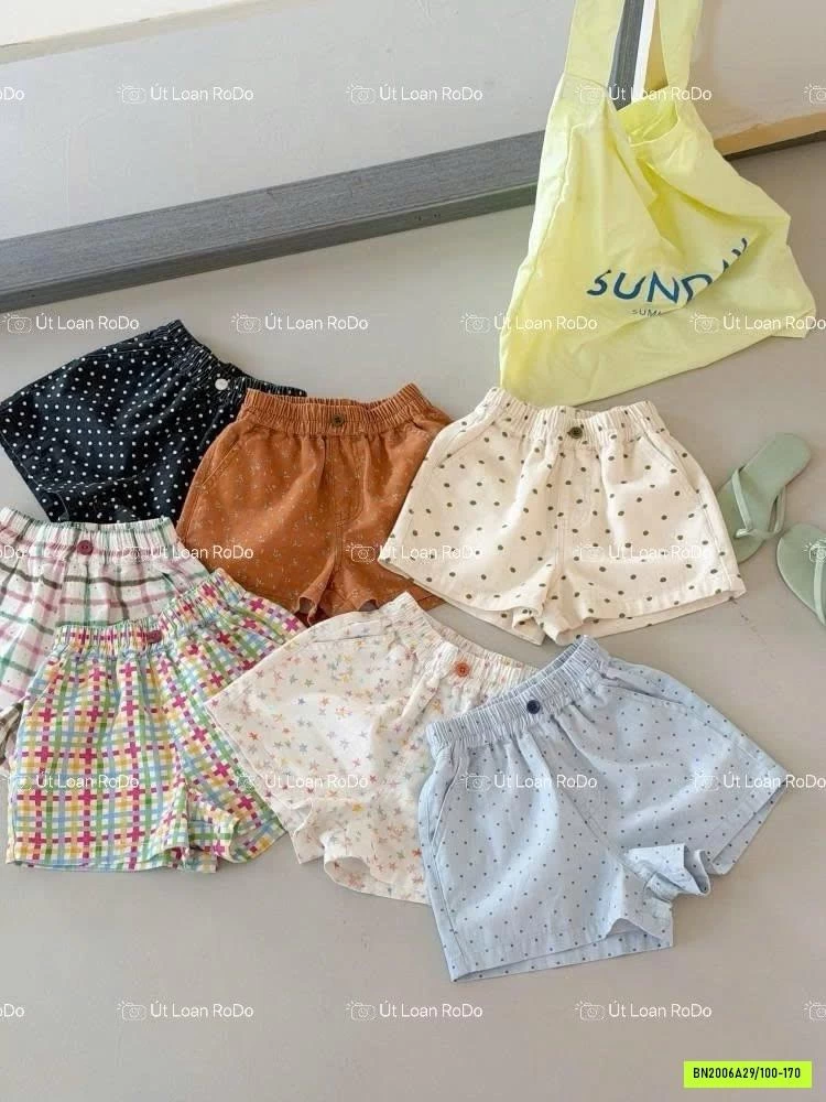 SHORT THÔ SẮC MÀU 26D041 AMBB