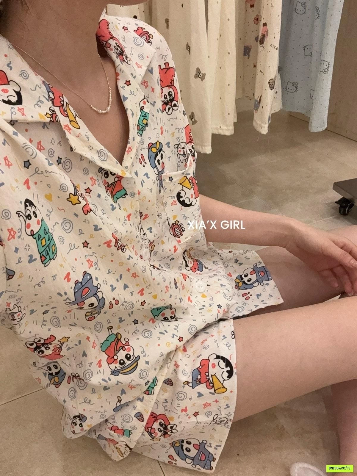 PIZAMA CỘC HOẠT HÌNH XIAGIRL