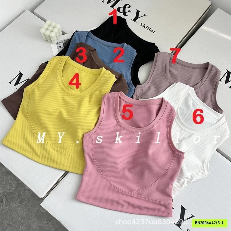 ÁO TẬP LULU SÁT NÁCH KÈM BRA