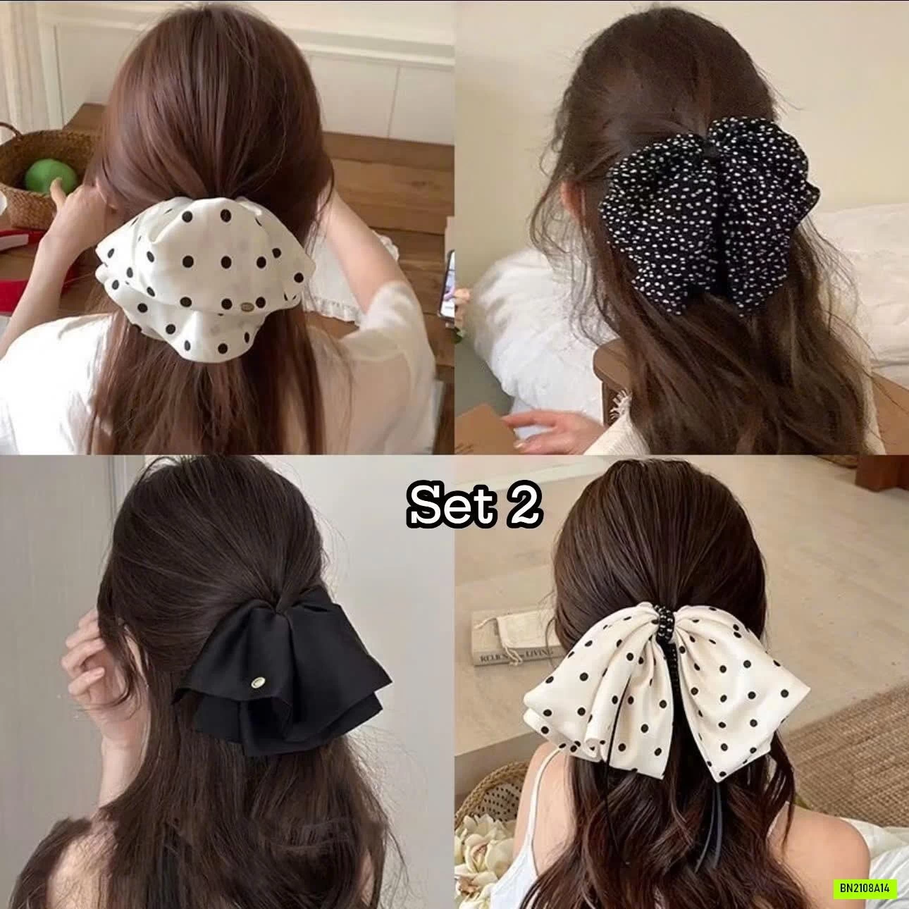 SET 4 KẸP TÓC PHONG CÁCH TIỂU THƯ