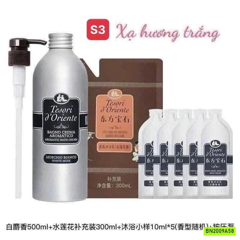 GOM ORDER SỮA TẮM TESORI D ORIENTE