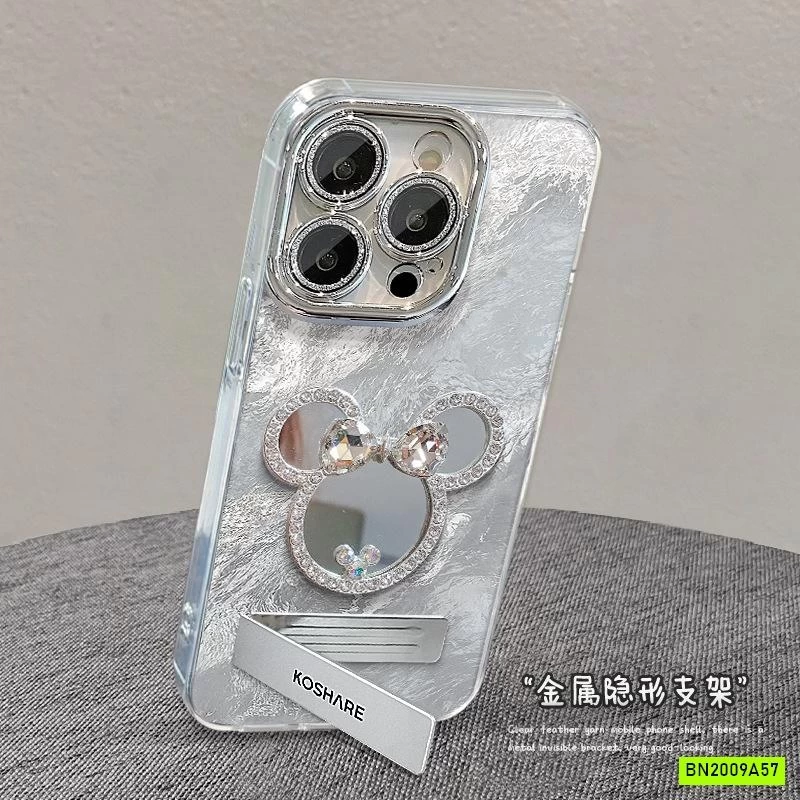 ỐP ĐIỆN THOẠI IPHONE MICKEY MÀU BẠC