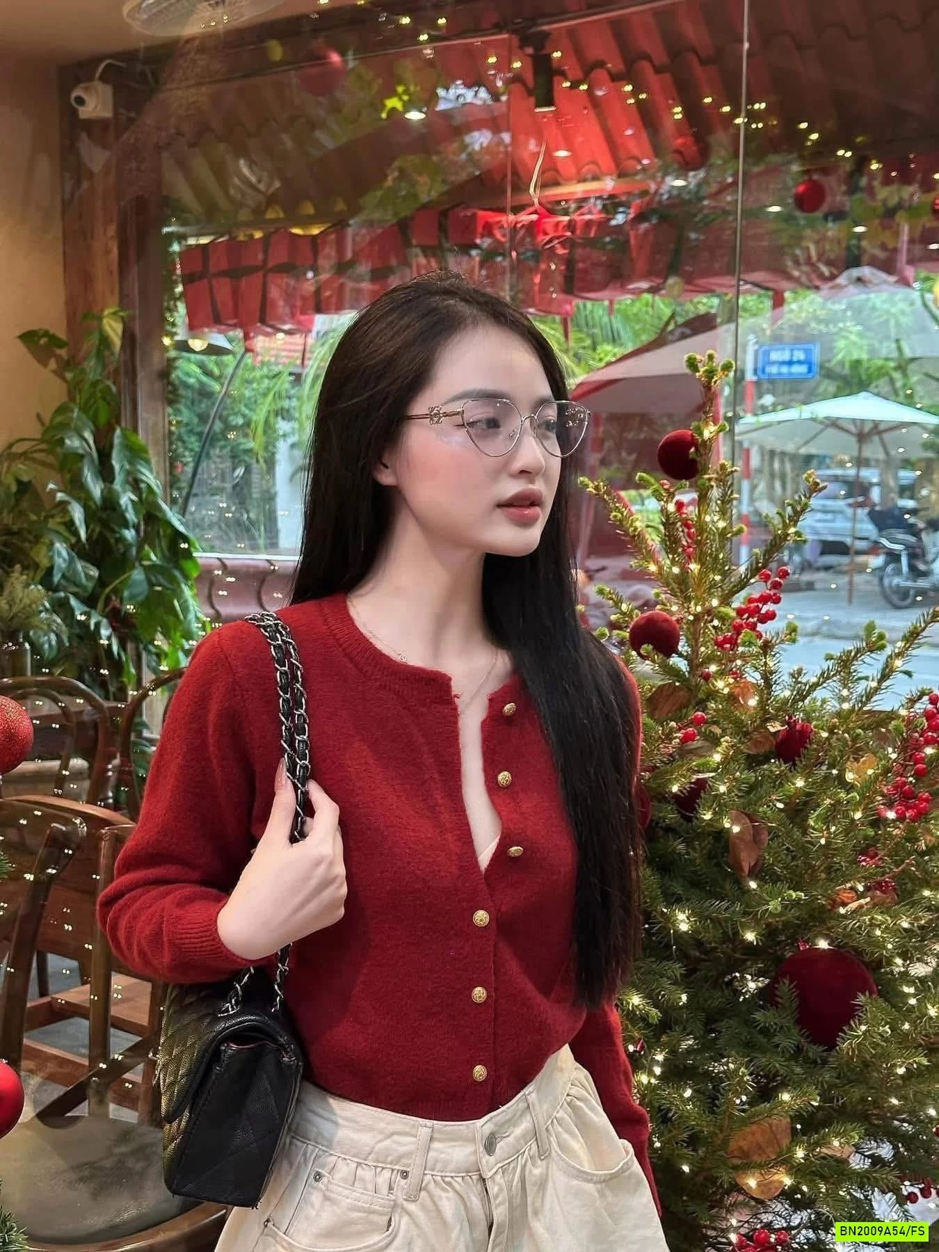 CARDIGAN LEN CỔ TRÒN BASIC