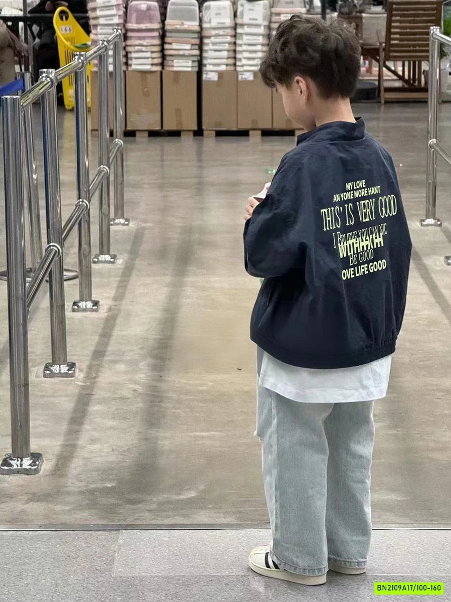 KHOÁC KAKI IN CHỮ LƯNG