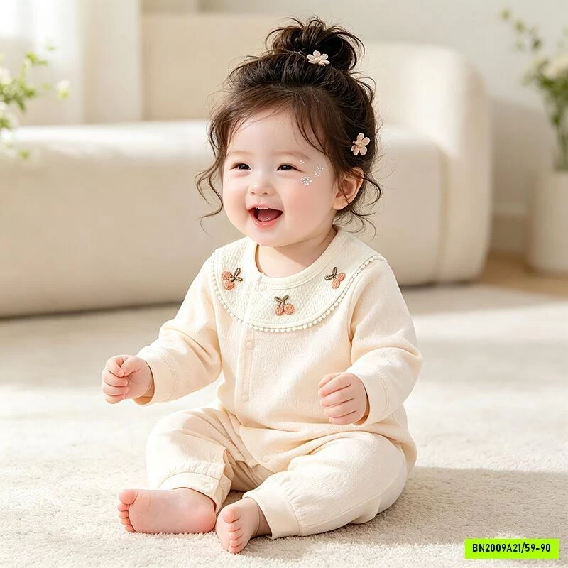 BODY NỈ THÊU BÉ GÁI XINH XẮN