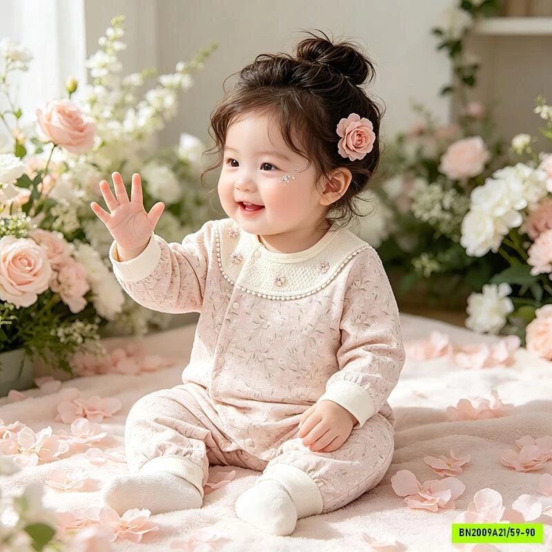 BODY NỈ THÊU BÉ GÁI XINH XẮN